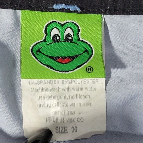 Senor Frogs Board Shorts Swim Trunks Mens Size 36 Blue Tropical Vacation Beach - Picture 10 of 12